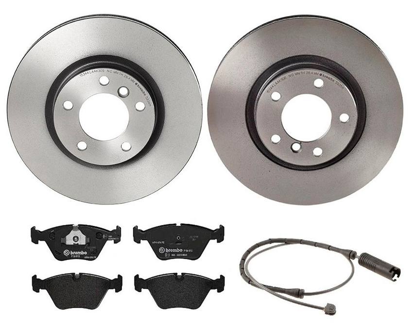 Brembo Brake Pads and Rotors Kit - Front (315mm) (Low-Met)